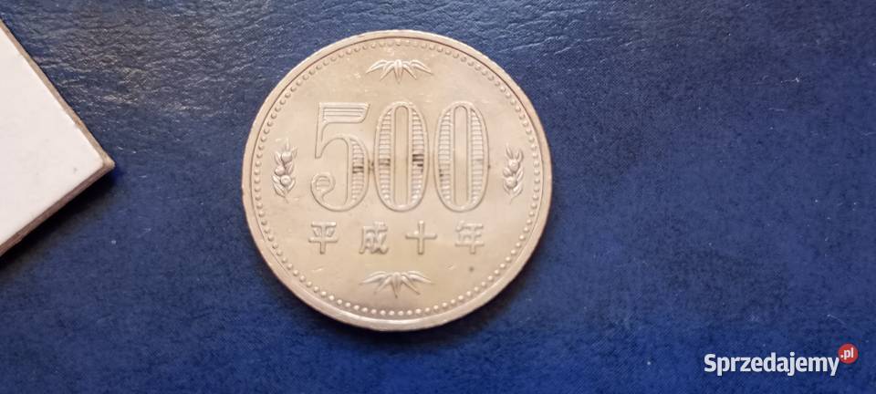 Stare monety 500 jen 1998 Japonia Lesko