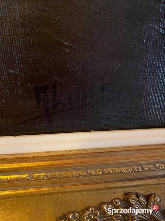 Portret Żyda na płótnie stara rzeźbiona Bystrzyca Kłodzka