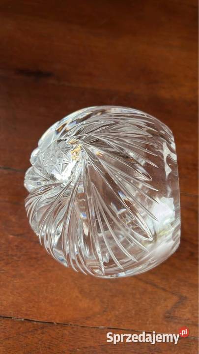 Puzderko kryształ Kula przezroczysta Czasy PRL Gdańsk sprzedam