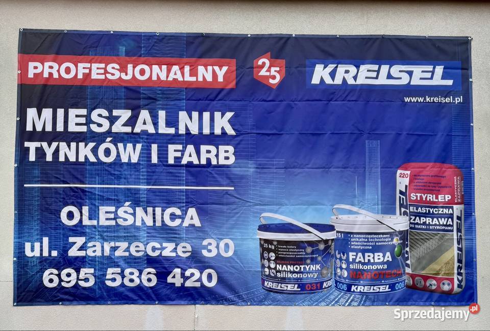 tynk silikonowy Protect Kreisel 15 mm baranek Oleśnica sprzedam