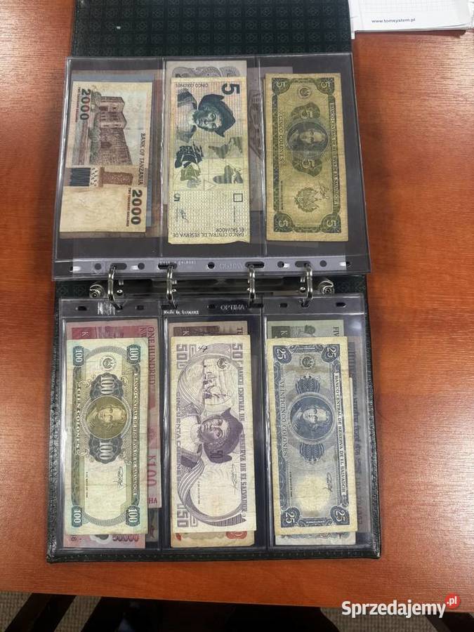 Kolekcja banknotów PRL kolekcjonerskie marki Pustków-Osiedle