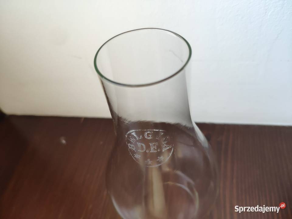 Stary sygnowany BELGICA kominek cylinder do Kraków