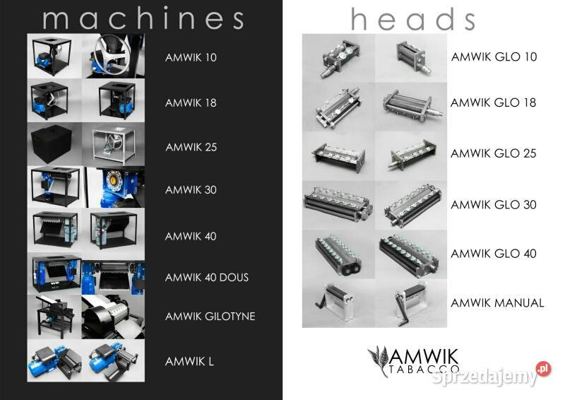 Maszyna do ciecia lisci tytoniu papieru glowica Biznes i Przemysł