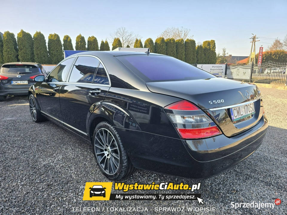 Mercedes S 500 50 V8 BenzynaLPG Telefon 782 418 ASR (kontrola trakcji) Włocławek