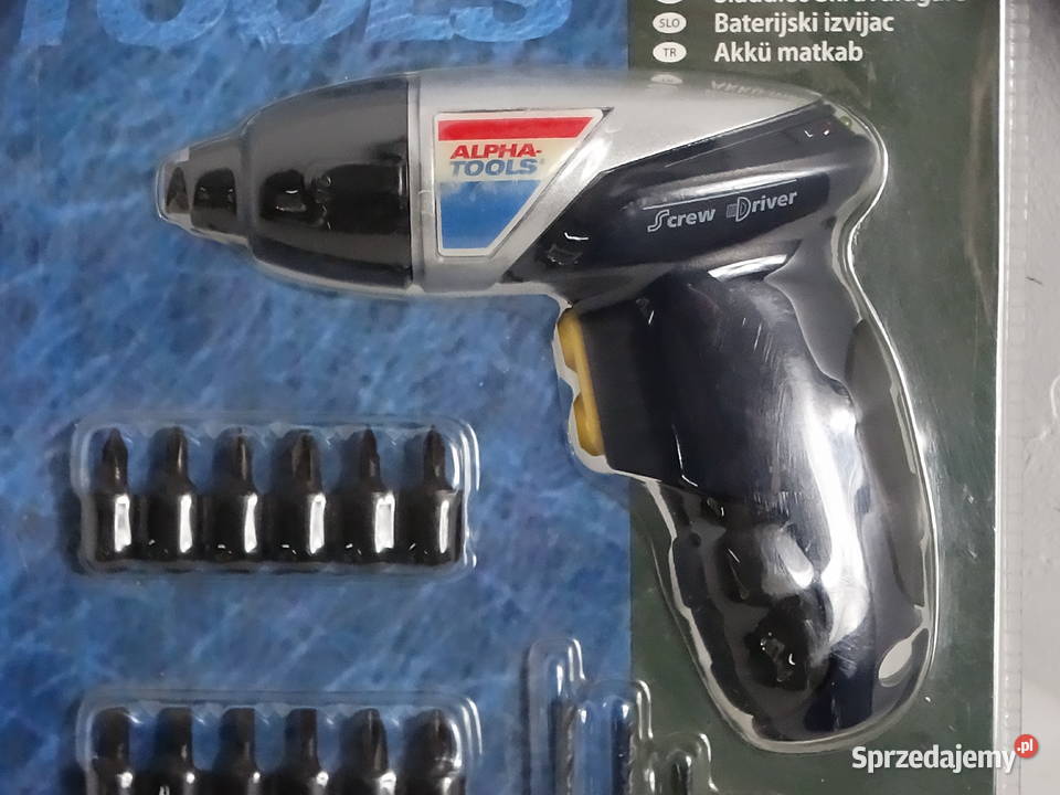 Nowy Wkrętak Akumulatorowy Alpha Tools SD10004