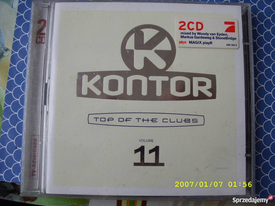 CD KONTOR VOL 11TOP OF THE CLUB 2 CD dolnośląskie Wołów sprzedam