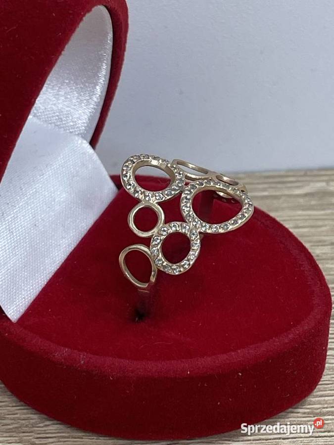 PIERŚCIONEK ZŁOTY R 17 585P W154