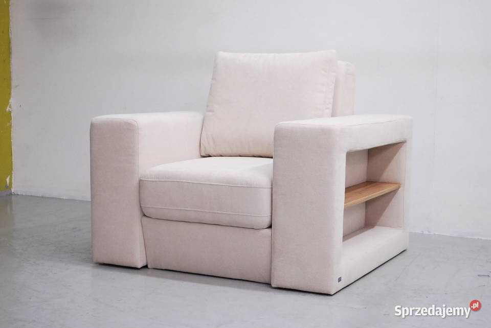 RXJ nowoczesny WYGODNY fotel pufa chowana Looks Poznań