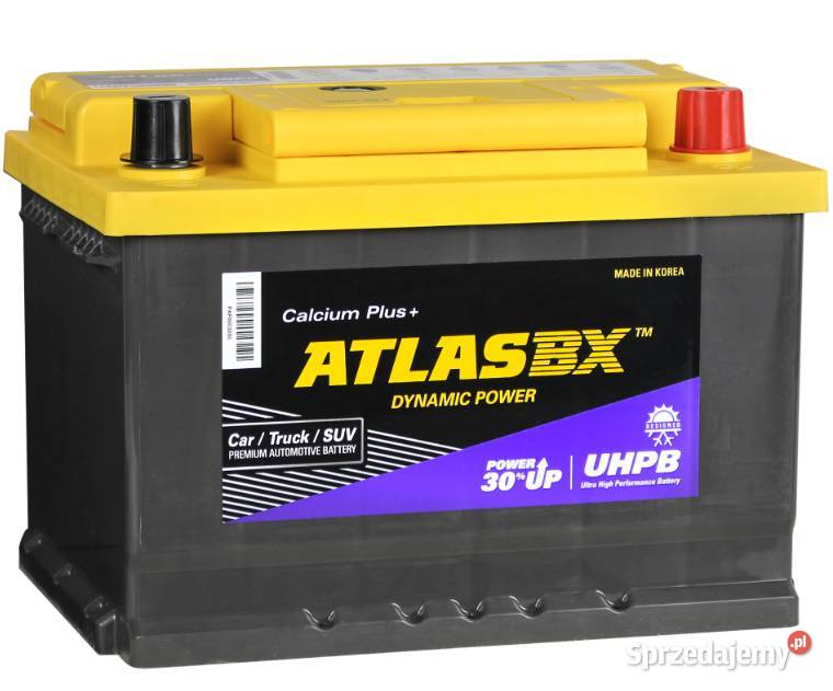 Akumulator 78Ah 780A ATLAS BX Dynamic Power UHPB pomorskie Kościerzyna