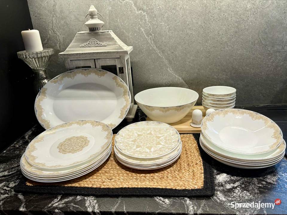 199 Serwis obiadowy 28 elementów Królewski Zabrze