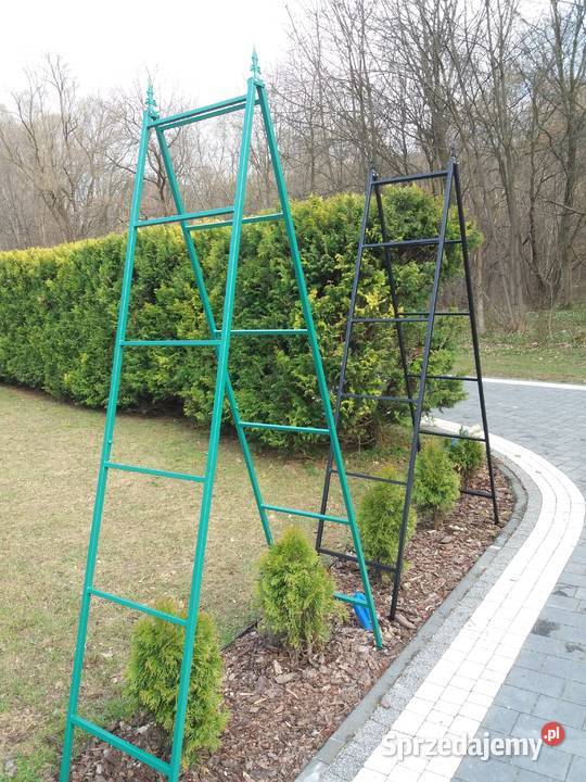 pergola ogrodowa drabinka na pnącza róże kwiaty Trzebunia sprzedam
