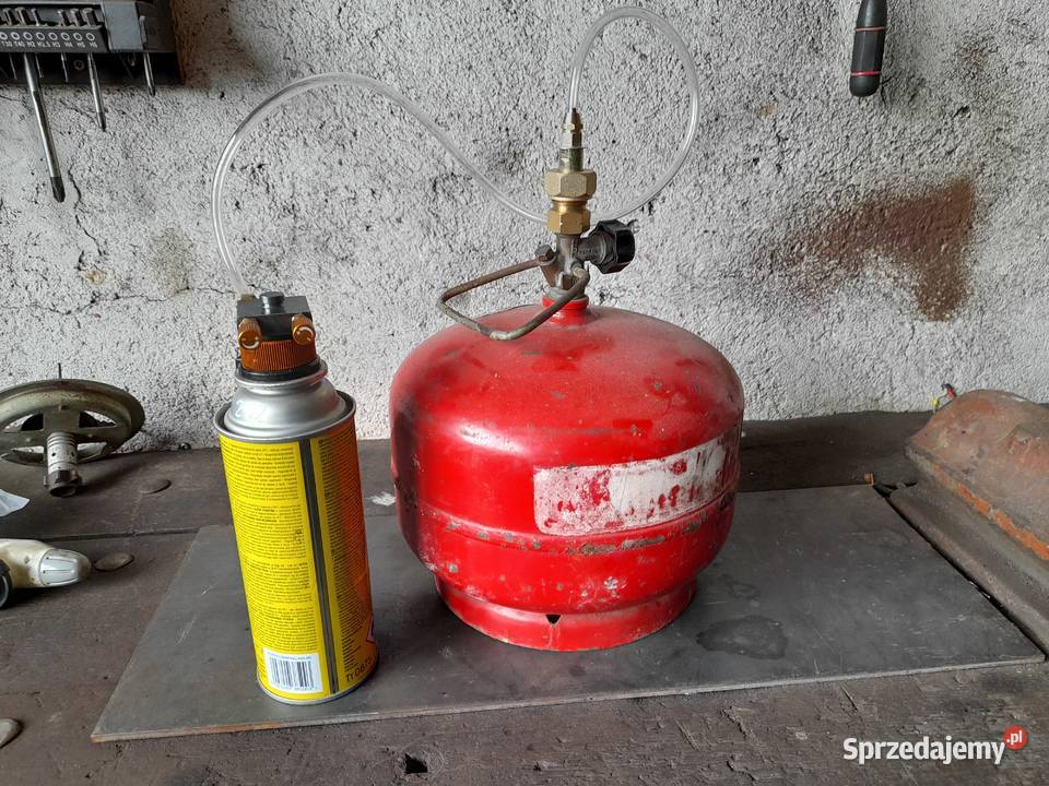 Jak Przepompować Gaz Z Butli Do Samochodu Przejściówka do przelewania gazu z butli 11kg do kartuszy227 Ostrów