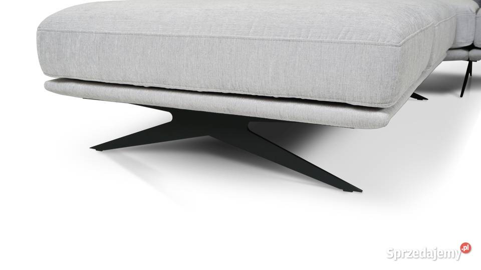 Narożnik Sines z barkiem w tkaninie DENVER 300 95cm śląskie Woźniki