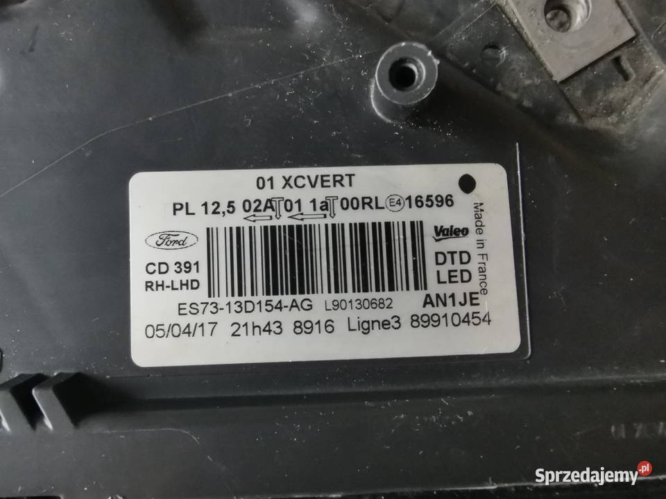 FORD MONDEO MK5 PEŁNA LAMPA PRZEDNIA PRAWA 2014 dolnośląskie Pielgrzymka sprzedam