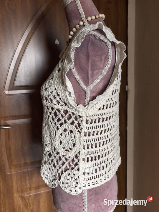 Bawełniana bluzka damska rozmiar uniwersalny bez rękawa Wrocław