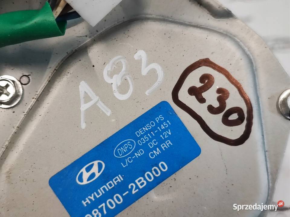 HYUNDAI SANTA FE II 09r silniczek wycieraczki osobowe Kielce