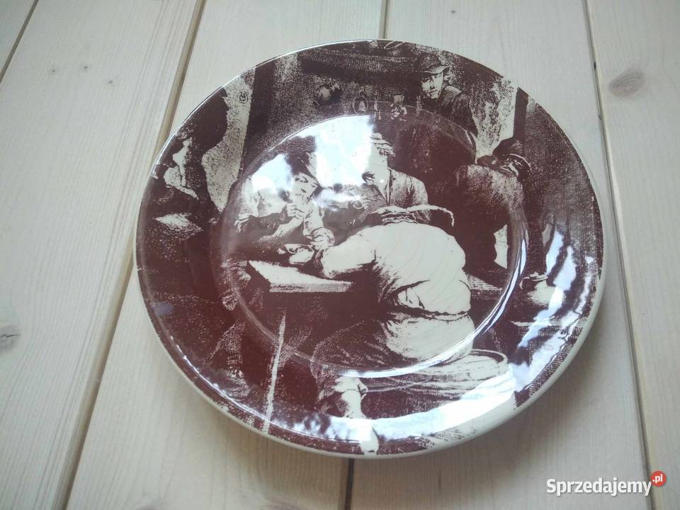Talerz dekoracyjny na ścianę angielski Ironstone
