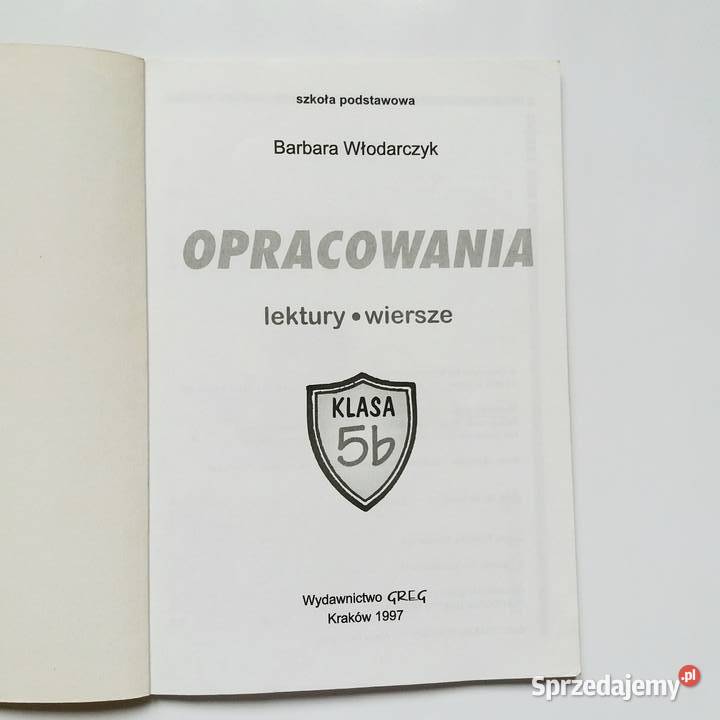 BWłodarczyk Streszczenia 5b Jpolski szkoła skrypt, zeszyt ćwiczeń, zbiór zadań, testów Łódź sprzedam