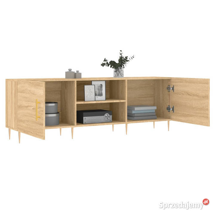 Szafka TV dąb sonoma 150x30x50 materiał RTV mazowieckie Warszawa sprzedam