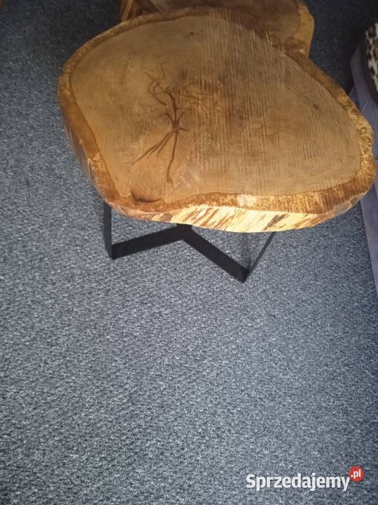 Stolik kawowy z plastra dębu Stoliki kawowe i ławy łódzkie Wieluń