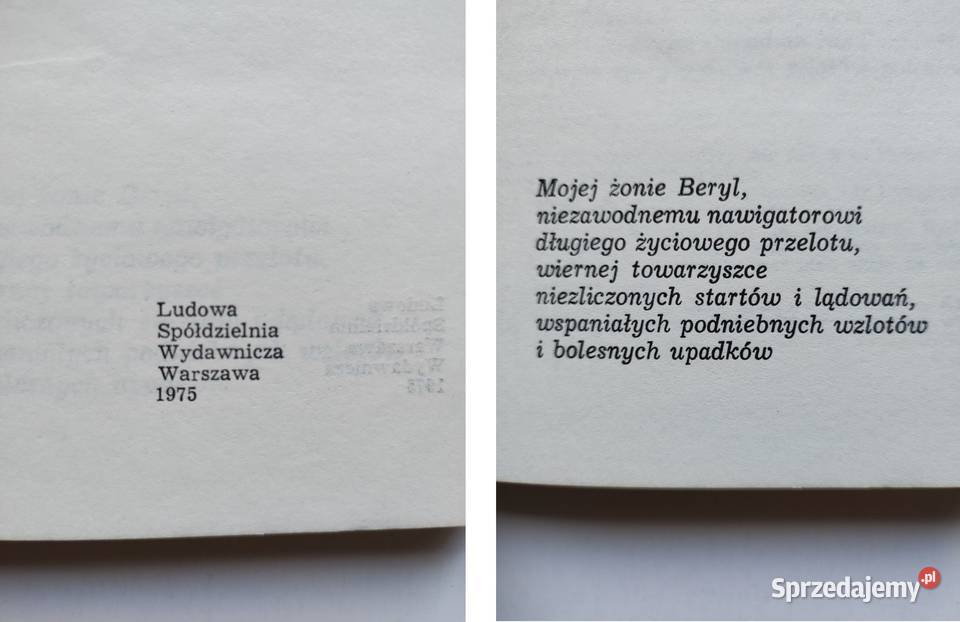 Lot bez lądowania Bohdan Arct RAF podczas II ISBN 9788375527162 Kielce sprzedam