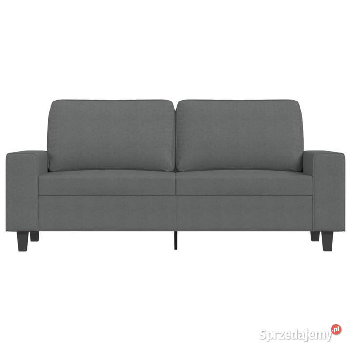 Sofa 2osobowa ciemnoszara 140 tapicerowana Sofy i kanapy Warszawa