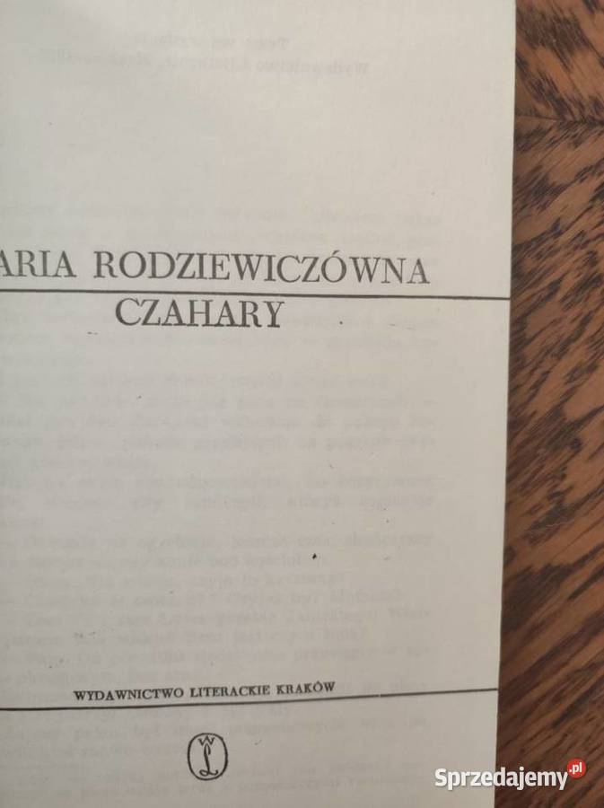 CZAHARY Maria Rodziewiczówna 1975 sprzedam