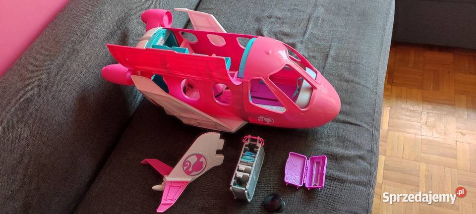 Samolot Barbie różowy duży Lalki i akcesoria Bydgoszcz