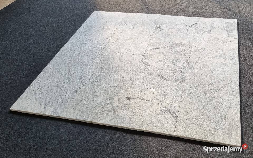 PŁYTKI PŁOMIENIOWANE VISCOUNT WHITE NA TARASY Bielawa