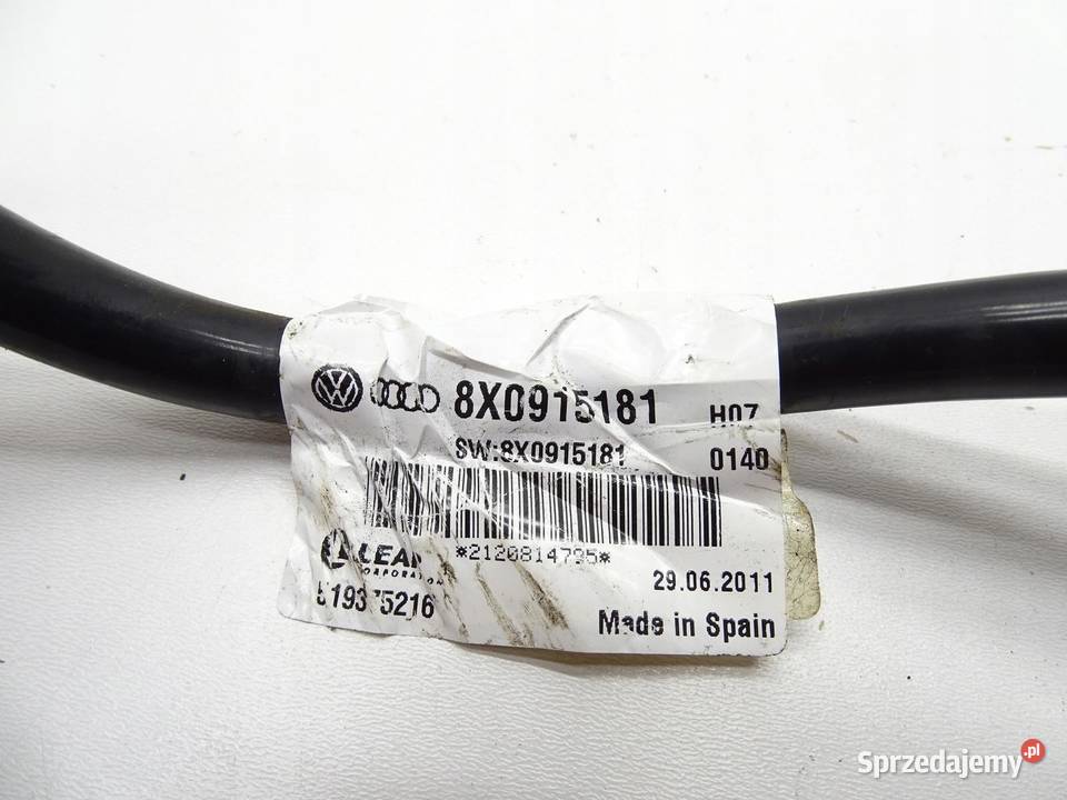 KLEMA MINUS MINUSOWA AUDI A4 B8 A5 8T A1 8X Materiały instalacyjne