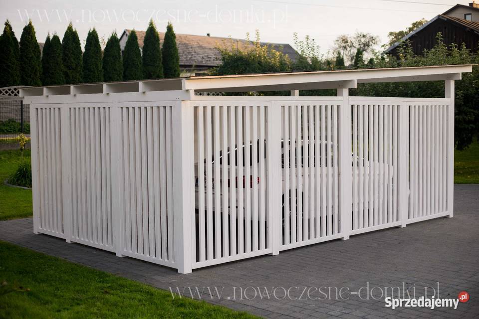 Wiata samochodowa drewniana Verona 4x6 Producent Wrocław