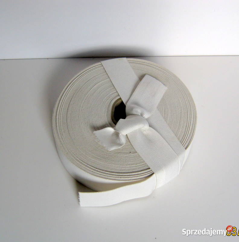 Guma dziana krawiecka biała 40 mm minimum 30 mb Kraków