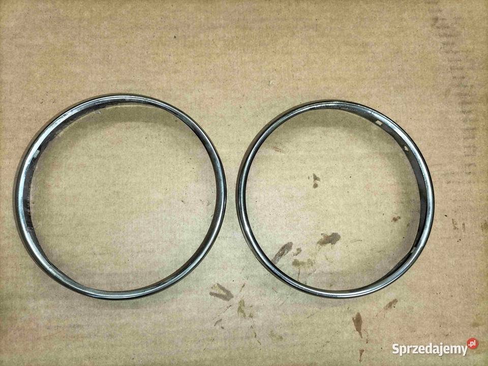 Chromowane obwódki lamp przednich BMW E24 E30