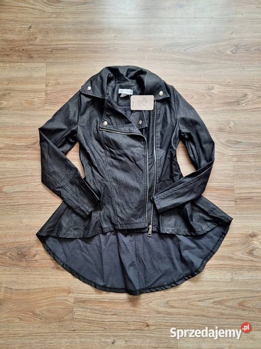 NOWA skórzana kurtka ramoneska damska elegancka Kurtki i płaszcze Kraków