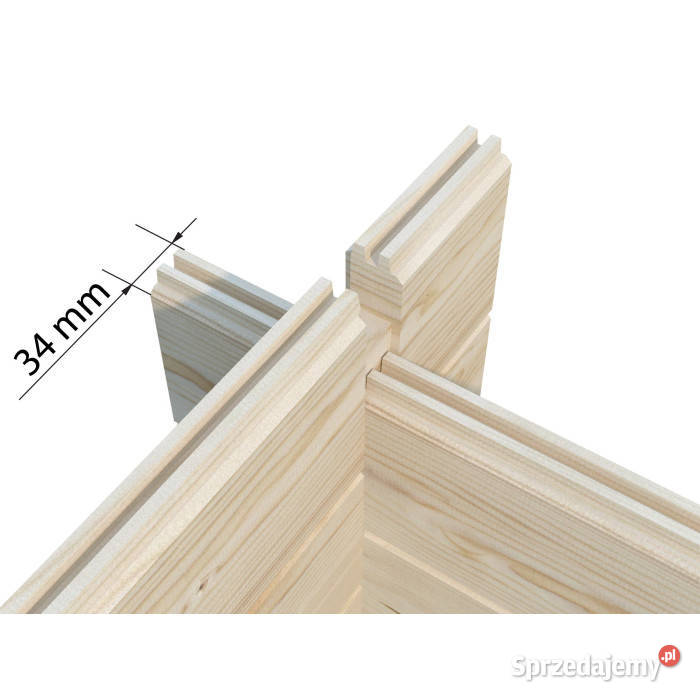 Drewniany domek ogrodowy Ela 104 42 m2 Domki narzędziowe Mrągowo sprzedam