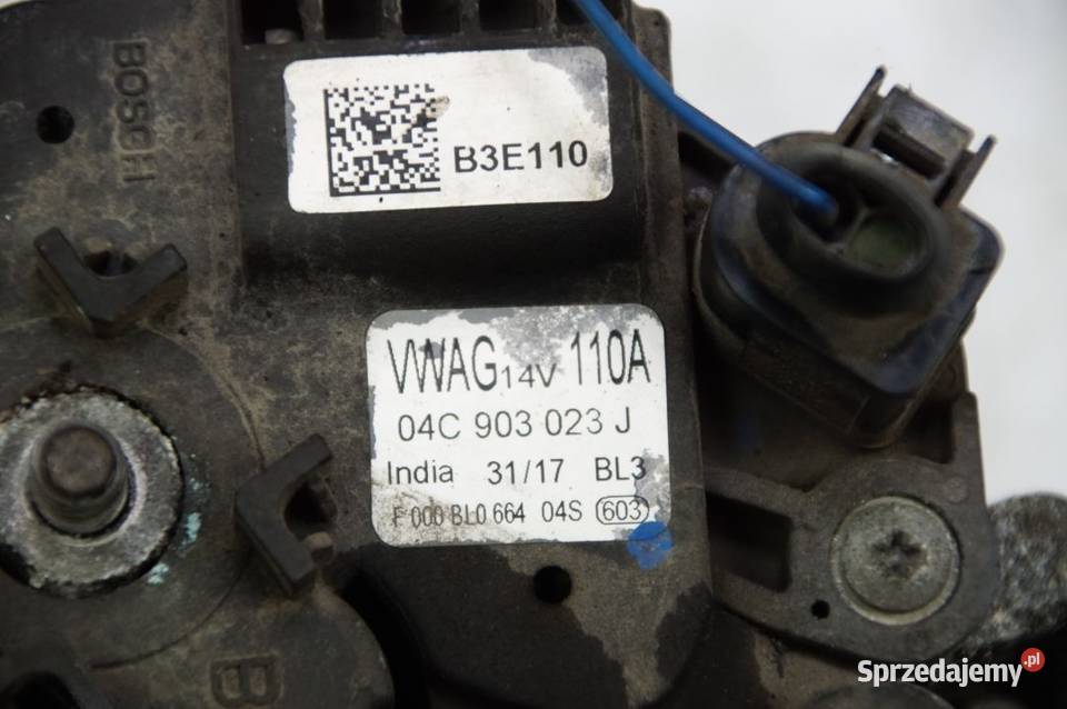 ALTERNATOR SKODA FABIA III 04C903023J kujawsko-pomorskie Lipno