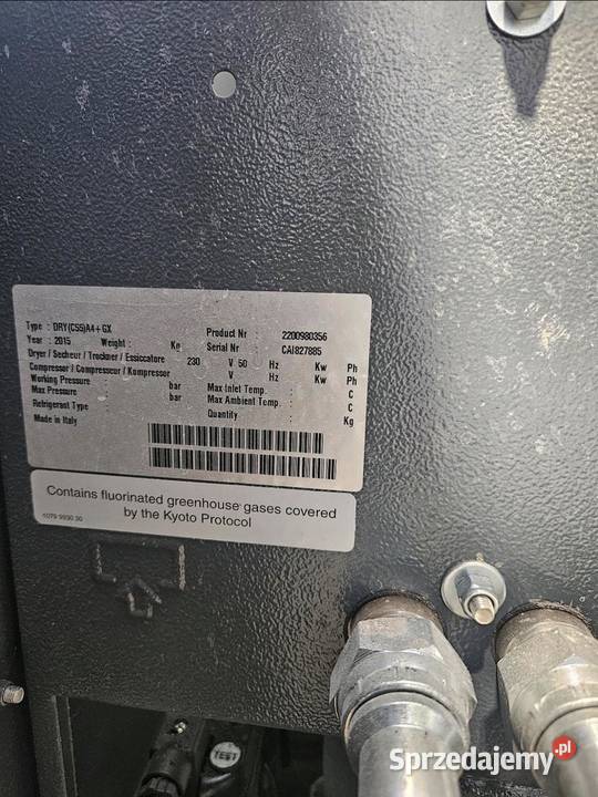 Kompresor sprężarka śrubowa Atlas Copco z serii Sieklówka
