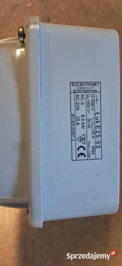 Włącznik wyłacznik krzywkowy nowy Włączniki i ściemniacze Żory