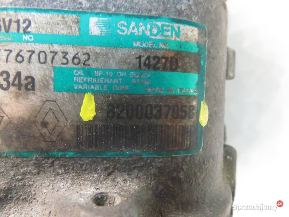 KOMPRESOR KLIMATYZACJI RENAULT CLIO II 12 16V osobowe Kompresory klimatyzacji małopolskie