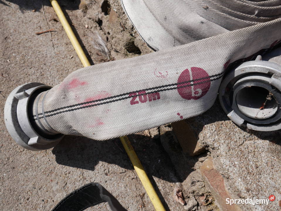 Wąż tłoczny pożarniczy 75 20m szczelne lubuskie Skwierzyna