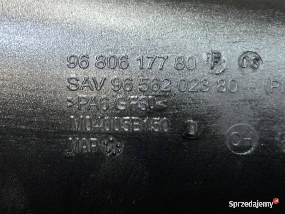9680617780 rura dolot powietrza citroen c4 I Przewody powietrza