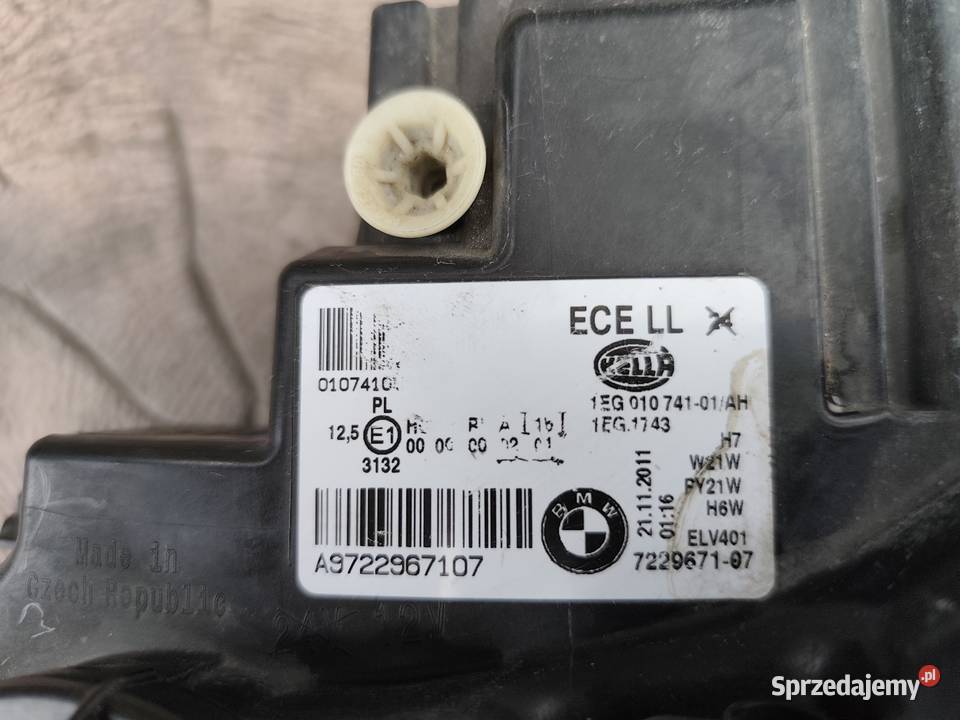 Lampy przód BMW F20 F21 Okazja Chełm Śląski