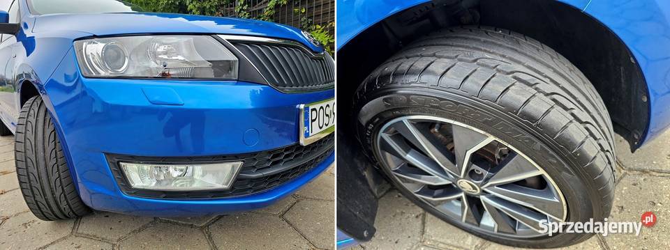 Skoda RAPID II Spaceback 14 TSI DSG 125 2017 r 105021km Ostrów Wielkopolski