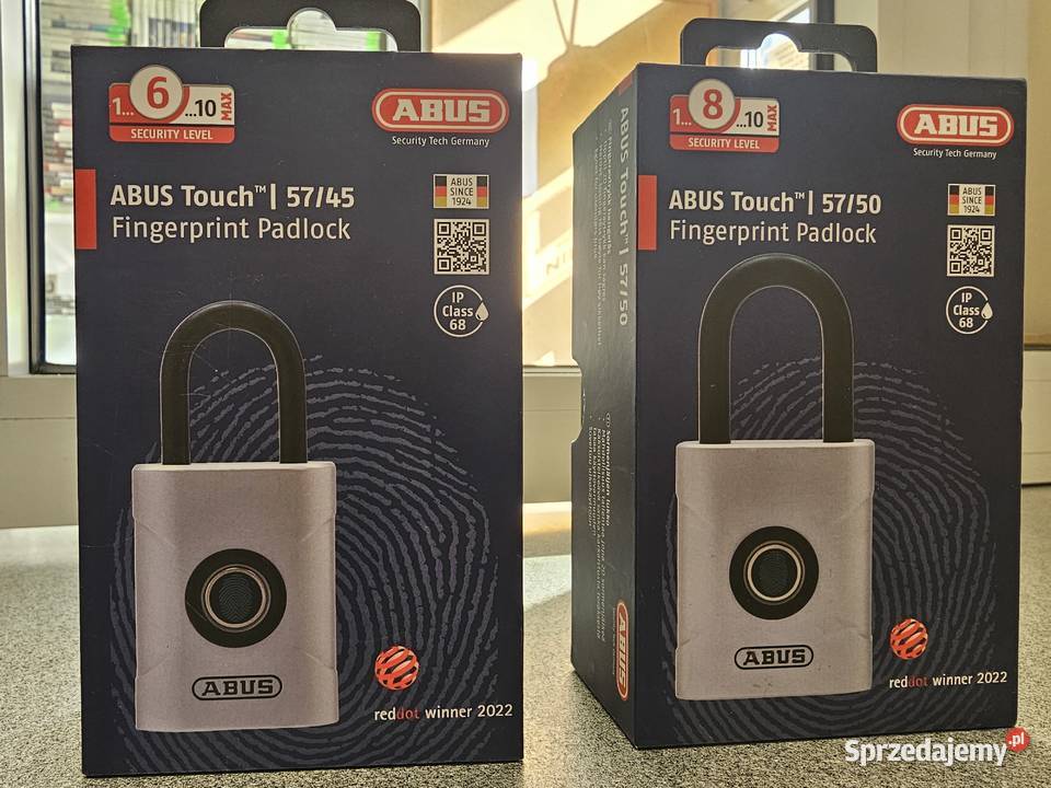 Kłódka na odcisk palca Abus Touch 5745 i 5750 Siedlce
