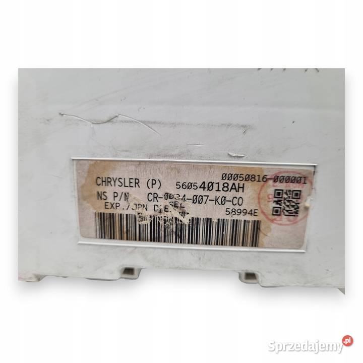 LICZNIK ZEGARY 56054018AH Jeep Grand Cherokee