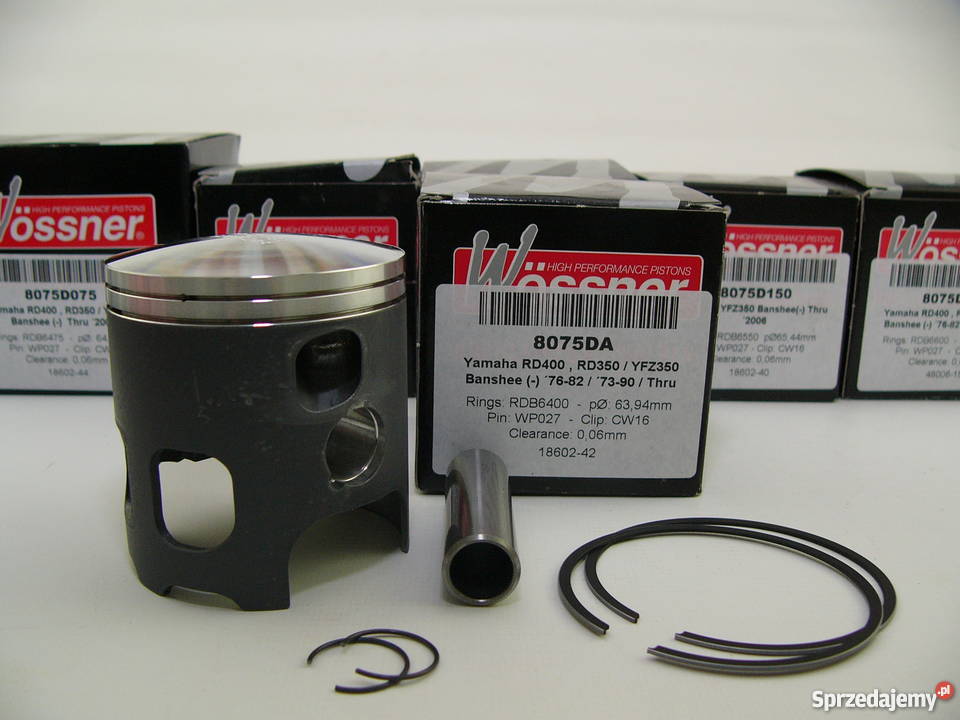TŁOK komplet tłokowy WOSSNER 6394 mm selA RD 350 Zabrze