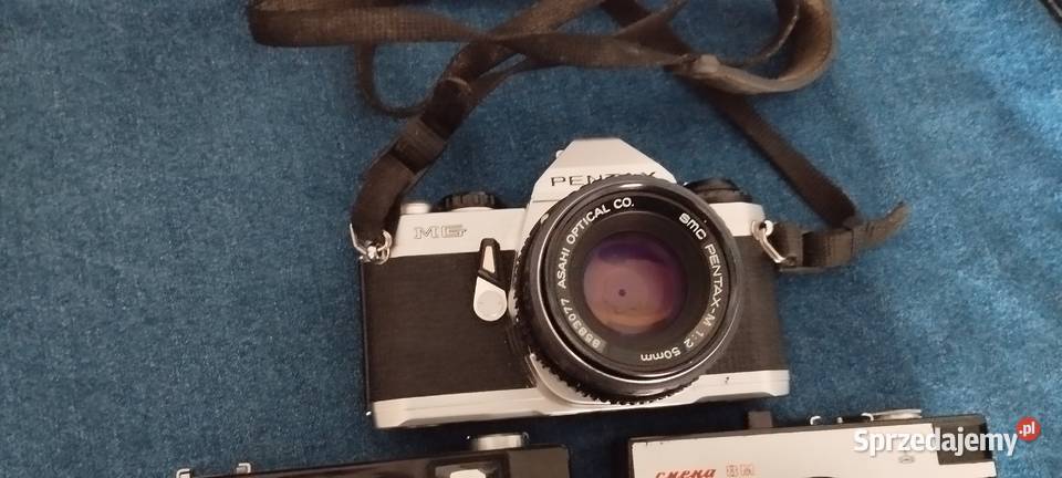 Aparat zestaw Pentax MG Vilia Cmena Smena Wolsztyn