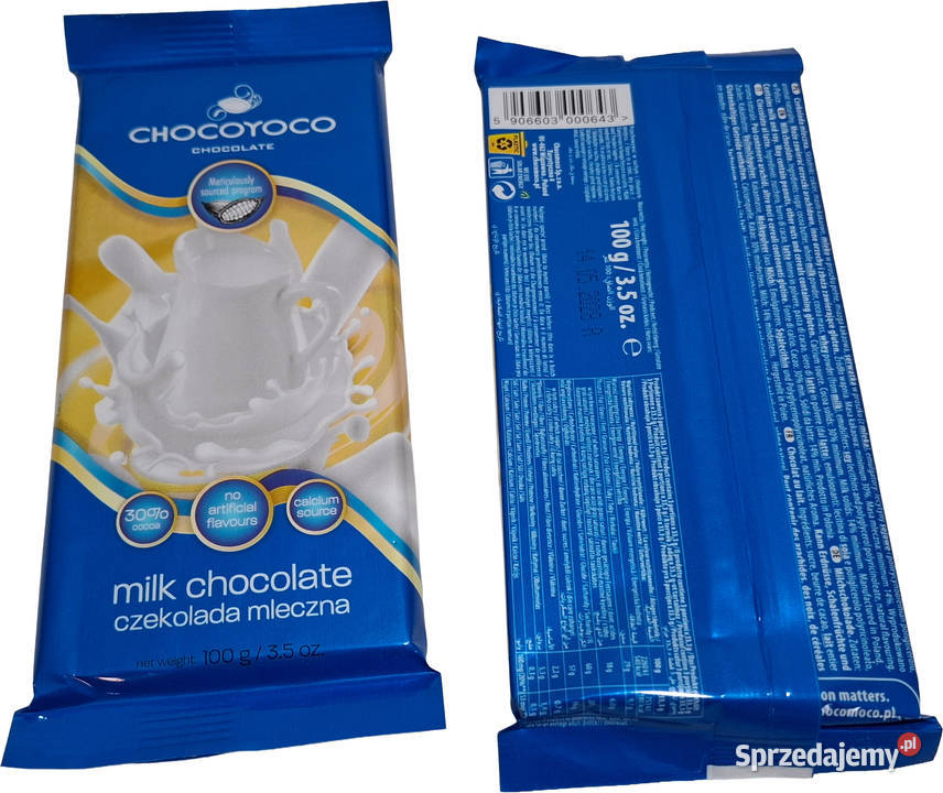 Chocoyoco Czekolada mleczna 100g Chocomoco
