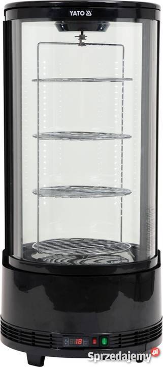 Witryna chłodnicza z obrotowymi półkami 73 litry