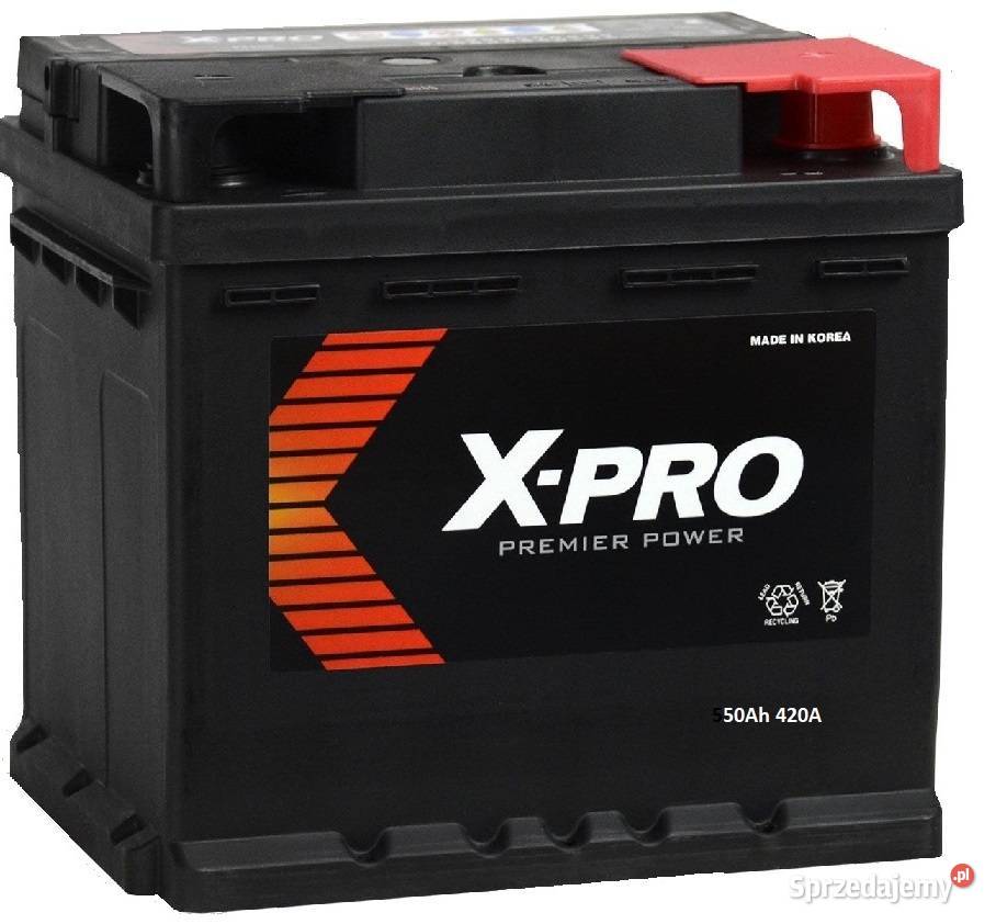 Akumulator XPRO 50Ah 420A EN wysoki Prawy Plus